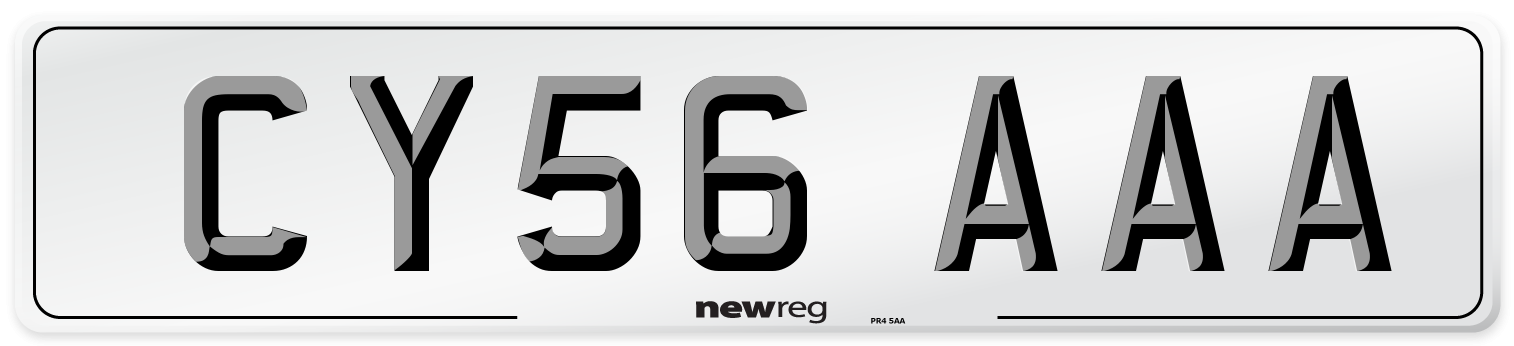 CY56 AAA Number Plate from New Reg